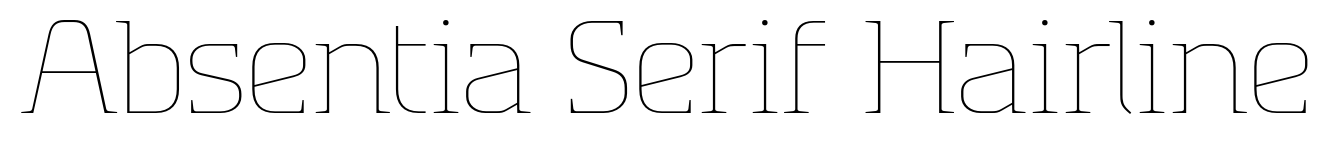 Absentia Serif Hairline